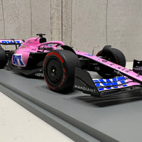 Fernando Alonso 2022 Alpine A522 No.14 BWT Alpine F1 Team - 9th Bahrain GP 1:18 Scale Resin Model Car - Spark - RRP $340 NOW $310