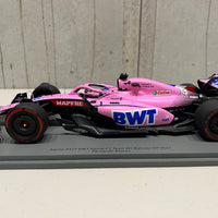 Fernando Alonso 2022 Alpine A522 No.14 BWT Alpine F1 Team - 9th Bahrain GP 1:18 Scale Resin Model Car - Spark - RRP $340 NOW $310