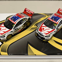 1:43 Holden Racing Team #2 / #22 Holden VF Commodores - 2013 Austin 400 Aussie-Made Livery Twinset