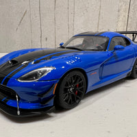 DODGE VIPER ACR 2017 (COMPETITION BLUE W/ BLACK STRIPES) - 1:18 SCALE - AUTOART