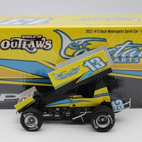 Justin Peck 2022 Buch Motorsports #13 1:18 Sprint Car Diecast