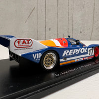 Porsche 962 C No.17 24H Le Mans 1991 - O. Larrauri - J. Pareja - W. Brun - 1:43 Scale Resin Model Car