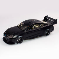1:18 Ford Mustang GT Supercar - Matte Black Plain Body Edition - Authentic Collectables - RRP $250 NOW $225