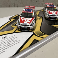 1:43 Holden Racing Team #2 / #22 Holden VF Commodores - 2013 Austin 400 Aussie-Made Livery Twinset