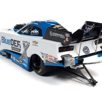 AUTO WORLD 2021 JOHN FORCE PEAK BLUE DEF CHEVY CAMARO FUNNY CAR 1:24 SCALE DIECAST