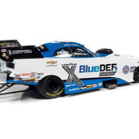 AUTO WORLD 2021 JOHN FORCE PEAK BLUE DEF CHEVY CAMARO FUNNY CAR 1:24 SCALE DIECAST