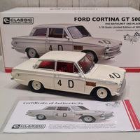 Ford Cortina GT 500 1965 Bathurst Second Place Car 1:18 Diecast - RRP $299 NOW $239 - Classic Carlectables