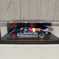 Porsche 962 C No.17 24H Le Mans 1991 - O. Larrauri - J. Pareja - W. Brun - 1:43 Scale Resin Model Car