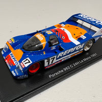 Porsche 962 C No.17 24H Le Mans 1991 - O. Larrauri - J. Pareja - W. Brun - 1:43 Scale Resin Model Car