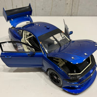 1:18 Ford Mustang GT Supercar - Metallic Blue Plain Body Edition - Authentic Collectables - RRP $250 NOW $225