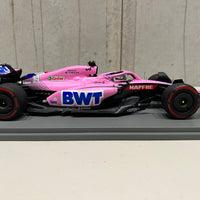Fernando Alonso 2022 Alpine A522 No.14 BWT Alpine F1 Team - 9th Bahrain GP 1:18 Scale Resin Model Car - Spark - RRP $340 NOW $310
