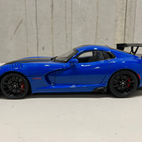 DODGE VIPER ACR 2017 (COMPETITION BLUE W/ BLACK STRIPES) - 1:18 SCALE - AUTOART