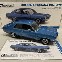HOLDEN XU-1 TORANA ZODIAC BLUE 1:18 DIECAST
