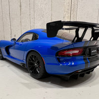 DODGE VIPER ACR 2017 (COMPETITION BLUE W/ BLACK STRIPES) - 1:18 SCALE - AUTOART