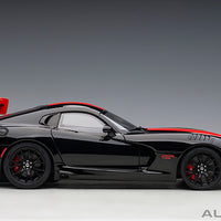 DODGE VIPER 1:28 EDITION ACR 2017 (VENOM BLACK W/ RED STRIPES) 1:18 AUTOART