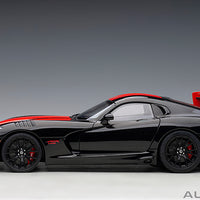 DODGE VIPER 1:28 EDITION ACR 2017 (VENOM BLACK W/ RED STRIPES) 1:18 AUTOART