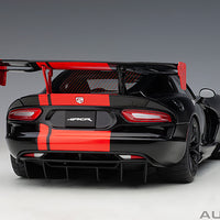 DODGE VIPER 1:28 EDITION ACR 2017 (VENOM BLACK W/ RED STRIPES) 1:18 AUTOART