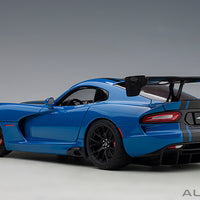 DODGE VIPER ACR 2017 (COMPETITION BLUE W/ BLACK STRIPES) - 1:18 SCALE - AUTOART