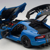 DODGE VIPER ACR 2017 (COMPETITION BLUE W/ BLACK STRIPES) - 1:18 SCALE - AUTOART
