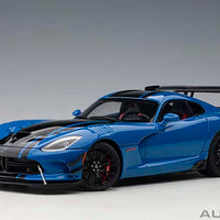 DODGE VIPER ACR 2017 (COMPETITION BLUE W/ BLACK STRIPES) - 1:18 SCALE - AUTOART