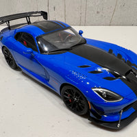 DODGE VIPER ACR 2017 (COMPETITION BLUE W/ BLACK STRIPES) - 1:18 SCALE - AUTOART