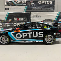 1:18 Mobil 1 Optus Racing #25 Holden ZB Commodore - 2022 Beaurepaires Melbourne 400 (AGP) Race 6 / 9 Winner - Chaz Mostert - AUTHENTIC COLLECTABLES - RRP $230 NOW $200