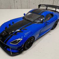 DODGE VIPER ACR 2017 (COMPETITION BLUE W/ BLACK STRIPES) - 1:18 SCALE - AUTOART