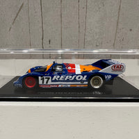 Porsche 962 C No.17 24H Le Mans 1991 - O. Larrauri - J. Pareja - W. Brun - 1:43 Scale Resin Model Car