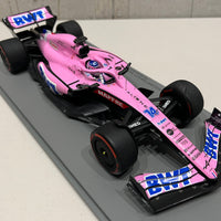 Fernando Alonso 2022 Alpine A522 No.14 BWT Alpine F1 Team - 9th Bahrain GP 1:18 Scale Resin Model Car - Spark - RRP $340 NOW $310