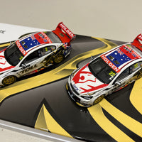 1:43 Holden Racing Team #2 / #22 Holden VF Commodores - 2013 Austin 400 Aussie-Made Livery Twinset