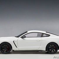 FORD SHELBY GT-350R (OXFORD WHITE W/ LIGHTNING BLUE STRIPES) 1:18 DIECAST