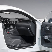 FORD SHELBY GT-350R (OXFORD WHITE W/ LIGHTNING BLUE STRIPES) 1:18 DIECAST