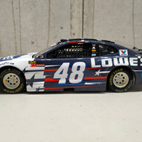 JIMMIE JOHNSON 2018 LOWES PATRIOTIC 1:24 ELITE GALAXY COLOUR DIECAST 1 OF 24