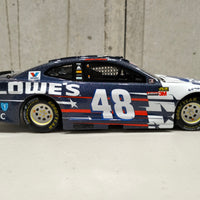 JIMMIE JOHNSON 2018 LOWES PATRIOTIC 1:24 ELITE GALAXY COLOUR DIECAST 1 OF 24