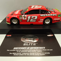 RYAN BLANEY 2018 WRANGLER FORD FUSION 1:24 ELITE DIECAST