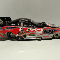 John Force 2002 Castrol GTX / 11X Champion NHRA Ford Mustang Funny Car 1:24 Diecast
