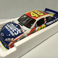 JIMMIE JOHNSON 2011 LOWE'S POWER OF PRIDE IMPALA 1:24 ELITE DIECAST MODEL