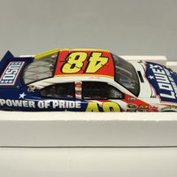 JIMMIE JOHNSON 2011 LOWE'S POWER OF PRIDE IMPALA 1:24 ELITE DIECAST MODEL