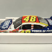 JIMMIE JOHNSON 2011 LOWE'S POWER OF PRIDE IMPALA 1:24 ELITE DIECAST MODEL