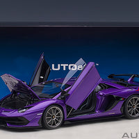 LAMBORGHINI AVENTADOR SVJ (VIOLA PASIFAE/PEARL PURPLE) 1:18 - AUTOART