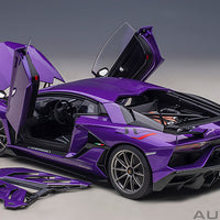 LAMBORGHINI AVENTADOR SVJ (VIOLA PASIFAE/PEARL PURPLE) 1:18 - AUTOART