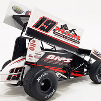 Brent Marks 2022 Murray-Marks Motorsports #19 1:18 Sprint Car Diecast - RRP $225 NOW $200