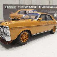 FORD XY FALCON PHASE III GT-HO GOLD LIVERY 1:18 DIECAST MODEL - RRP $299 NOW $249