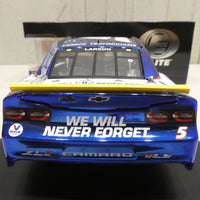 KYLE LARSON 2021 HENDRICKCARS.COM 9/11 TRIBUTE 1:24 COLOR CHROME ELITE DIECAST - 1 OF 36