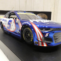 KYLE LARSON 2021 HENDRICKCARS.COM 9/11 TRIBUTE 1:24 COLOR CHROME ELITE DIECAST - 1 OF 36