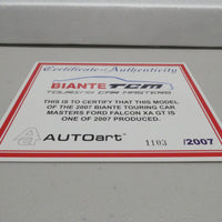 FORD FALCON XA GT "TOURING CAR MASTERS" BIANTE TCM - 1:18 DIECAST MODEL - AUTOART