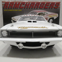 1970 PLYMOUTH CUDA SUPER STOCK - RAMCHARGERS 1:18 DIECAST - ACME