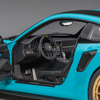 PORSCHE 911 (991.2) GT2 RS WEISSACH PACKAGE (MIAMI BLUE) 1:18 MODEL - AUTOart