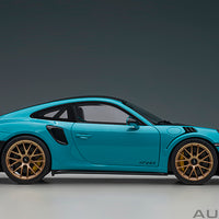PORSCHE 911 (991.2) GT2 RS WEISSACH PACKAGE (MIAMI BLUE) 1:18 MODEL - AUTOart