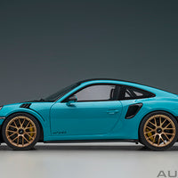 PORSCHE 911 (991.2) GT2 RS WEISSACH PACKAGE (MIAMI BLUE) 1:18 MODEL - AUTOart